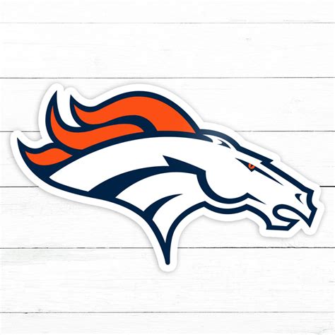 Denver Broncos Sticker | Waterproof Vinyl Decal | 3in – CustomStickers.com