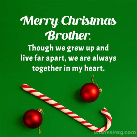 70+ Merry Christmas Wishes For Brother - WishesMsg