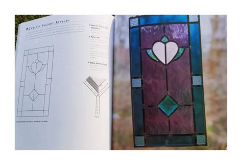 Stained Glass Basics Book Patterns & Projects Learn how to | Etsy