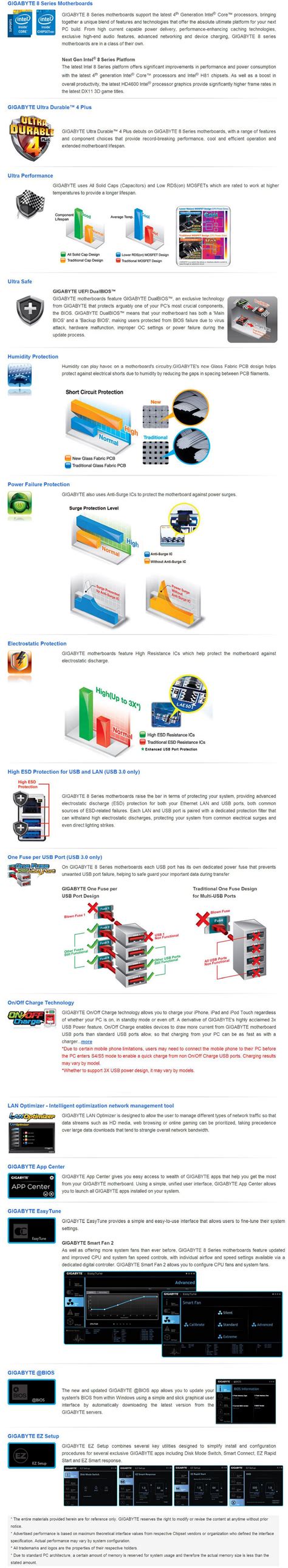 Gigabyte GA-H81M-DS2 LGA 1150 Motherboard - GA-H81M-DS2 | Mwave