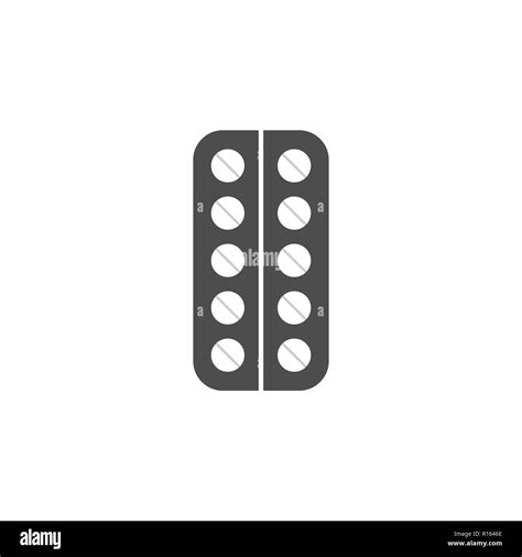 Pill icon. Medical drug pill. Vector illustration, flat design Stock Vector Image & Art - Alamy