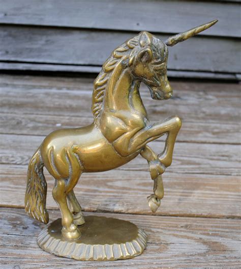 Vintage Large Brass Unicorn Sculpture. #BR553 For Sale | Antiques.com | Classifieds