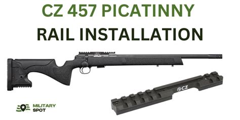 CZ 457 picatinny rail installation tutorial | Military Spot