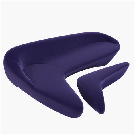 3d model of moon zaha hadid sofa