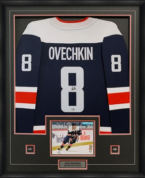 Lot Detail - Ovechkin,A Signed Framed Jersey Capitals Alternate Navy ...