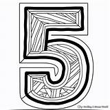 Number 5 Coloring Page Get Pages Trace And Write The sketch template
