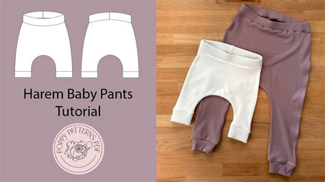 Harem Baby Pants Tutorial + Pattern! Beginner Sewing DIY - YouTube