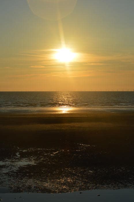 Free Stock Photo 17035 Golden sunset on a UK beach | freeimageslive