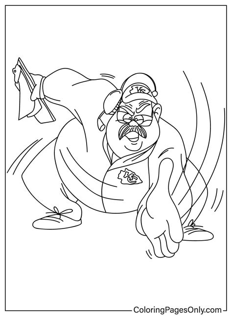 Travis Kelce Coloring Page - Free Printable Coloring Pages