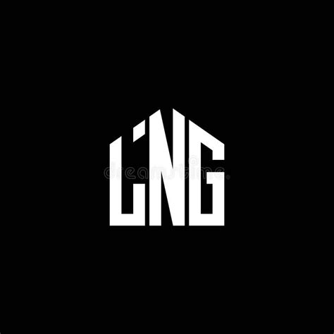 LNG Letter Logo Design on BLACK Background. LNG Creative Initials Letter Logo Concept. LNG ...