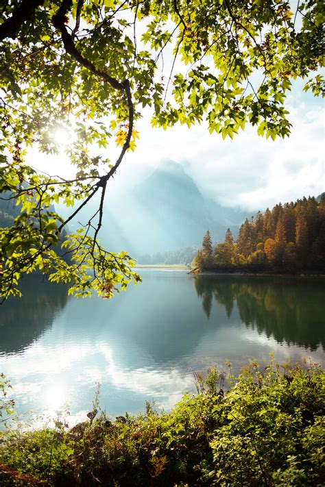 Destination of the day: Lake Obersee in Eastern Switzerland on an early ...