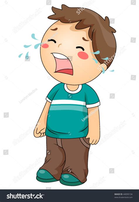 Kid Crying Vector 库存矢量图（免版税）44099134 | Shutterstock