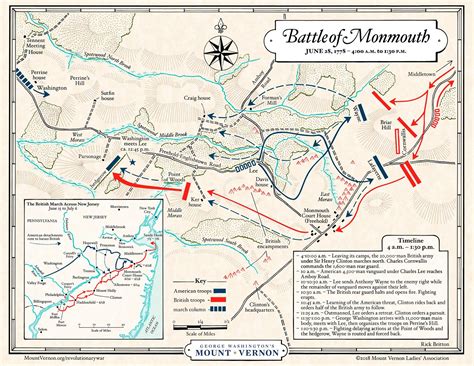 Battle of Monmouth (28 June 1778) [2000 x 1545] : r/warmaps