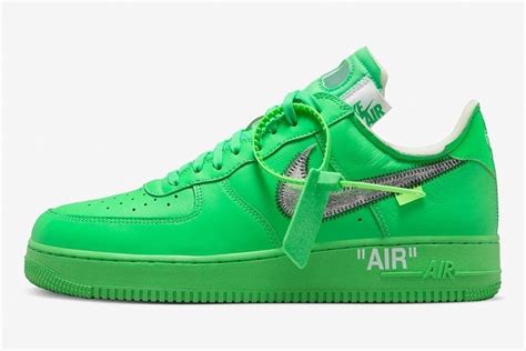 Off-White™ x Nike Air Force 1 "Green Spark": Release Date, Price