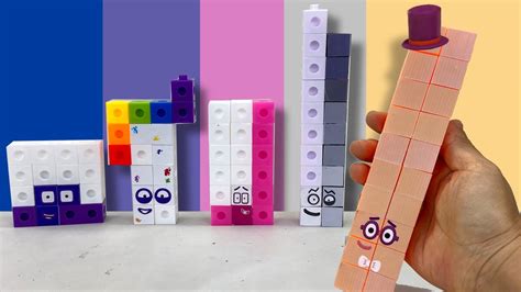 DIY Numberblocks 16 to 20 Using SnapCubes || Keith's Toy Box - YouTube