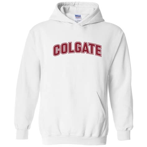 Colgate University Raiders Arch Logo Heavy Blend Hoodie - White