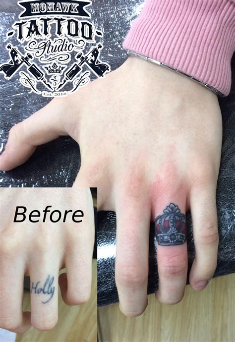 ring finger tattoo cover ups - Alejandrina Place