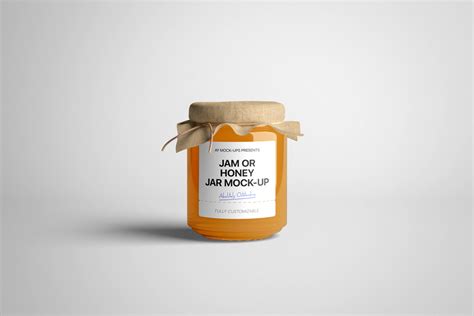 Honey Jar Mockup - Mockup World