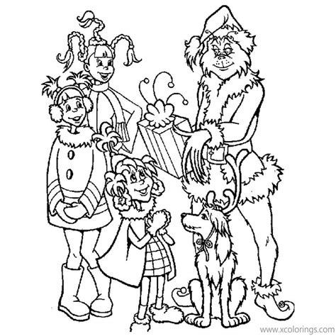 Whoville Characters Coloring Pages Whoville Christmas Grinch | Images ...