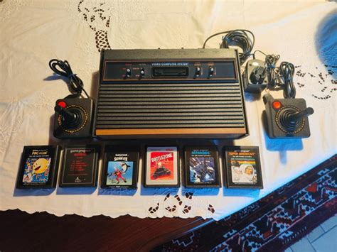 1 Atari 2600 VCS - Console with games (6) - Without - Catawiki