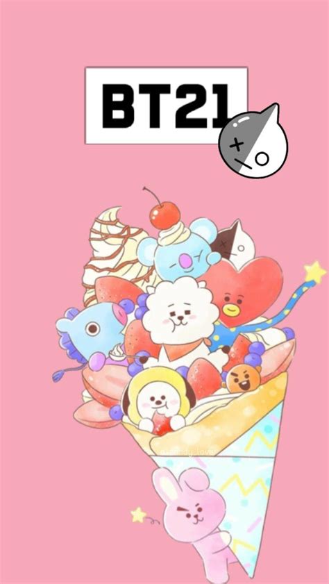 Bt21 Wallpaper Hp Cute