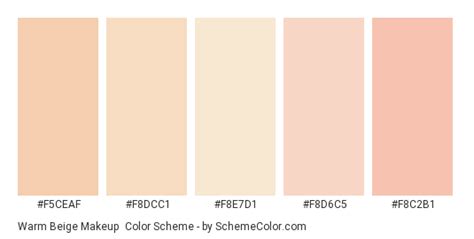 Warm Beige Makeup Color Scheme » Pink » SchemeColor.com