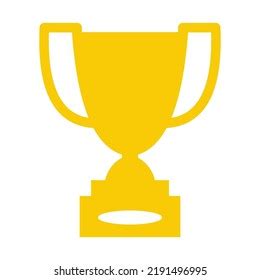 Trophy Emoji Icon Isolated Vector Illustration Stock Vector (Royalty ...