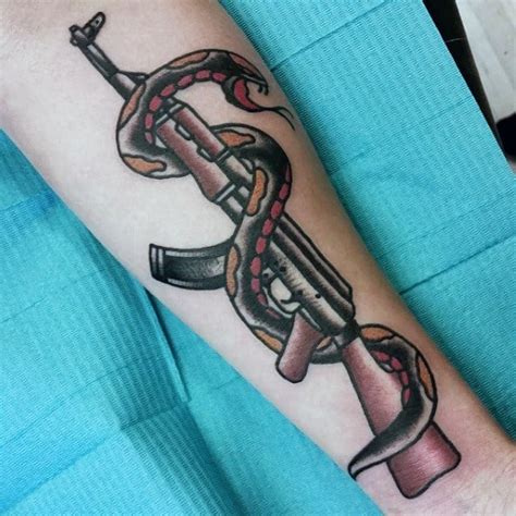 40 AK 47 Tattoo Designs For Men - An Arsenal Of Ideas