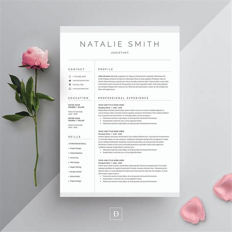 Word Resume & Cover Letter Template - Resume Samples