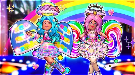 We Wore The Most BEAUTIFUL RAINBOW Outfits To The Pageant In Royale High... Roblox - YouTube