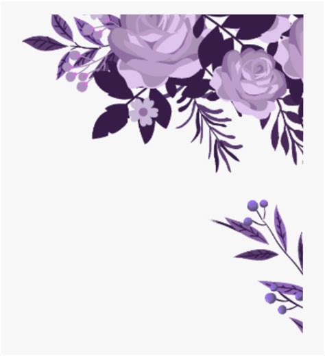 purple flower border png 10 free Cliparts | Download images on ...