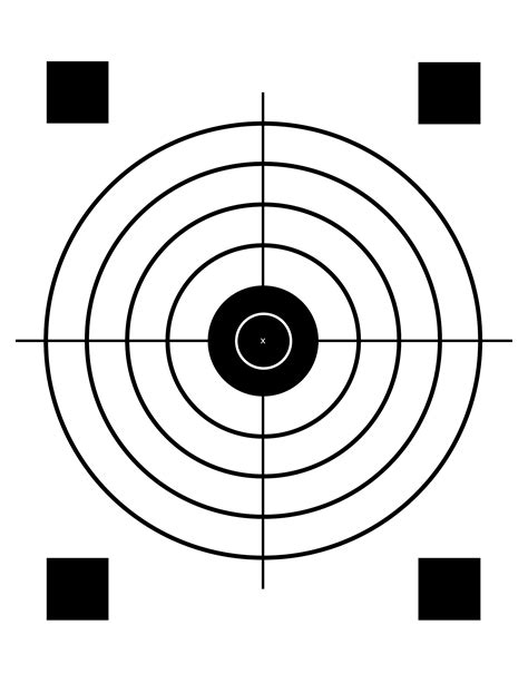 Printable Shooting Range Targets