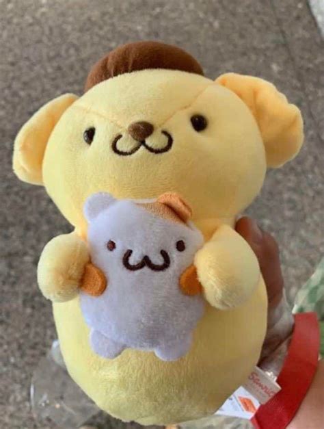 BN Brand New Sanrio Pompompurin Golden Retriever Dog with Cat Plush Toy ...