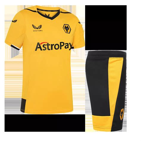 Equipaciones Futbol Adidas Wolverhampton Wanderers 2022/23 Niños Local ...