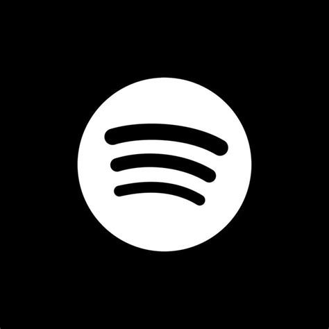 Black Spotify Icon