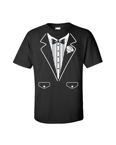 Trenz Shirt Company - Tuxedo T-Shirt Formal Tuxedo With Bowtie-Black-xxxl - Walmart.com ...