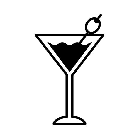 Cocktail Silhouette Vector Art, Icons, and Graphics for Free Download