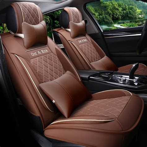 Car Styling Leather Seat Covers for Buick Seat Protecto Enclave Encore Envision LaCrosse Regal ...