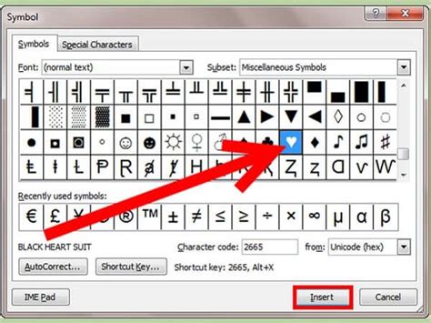 Wingdings Heart Symbol Shape On Your Keyboard - Type in Windows | Heart symbol, Symbols, Text ...