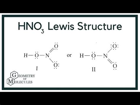 HNO3 Lewis Structure (Nitric Acid) - YouTube