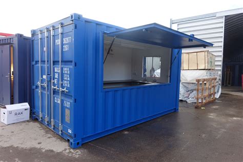 14ft Cut Down New Catering Container Conversion - Container Container