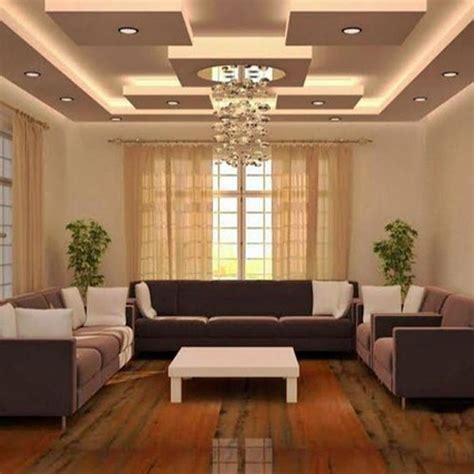 10 Modern Ceiling Designs For the Living Room - Dream House