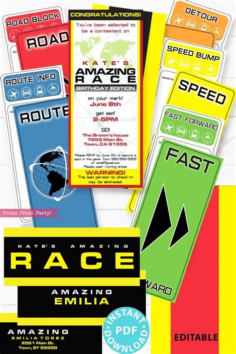 Fun Amazing Race Challenges & Ideas - Amazing Race Games for Party!