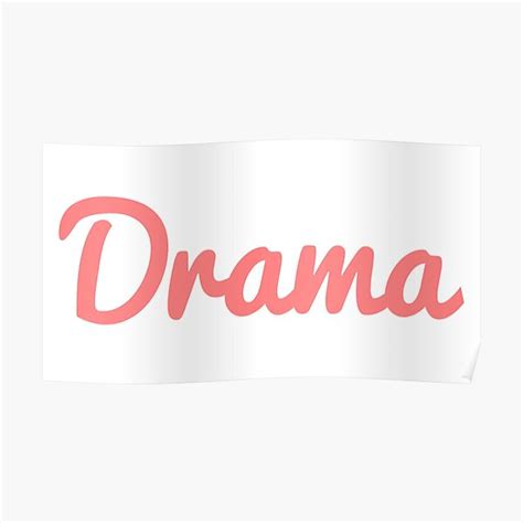 Drama Club Posters | Redbubble