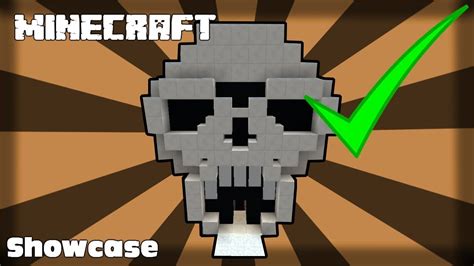 How To Build A Skull In Minecraft