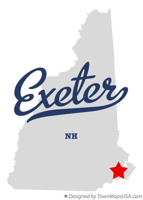 Map of Exeter, NH, New Hampshire