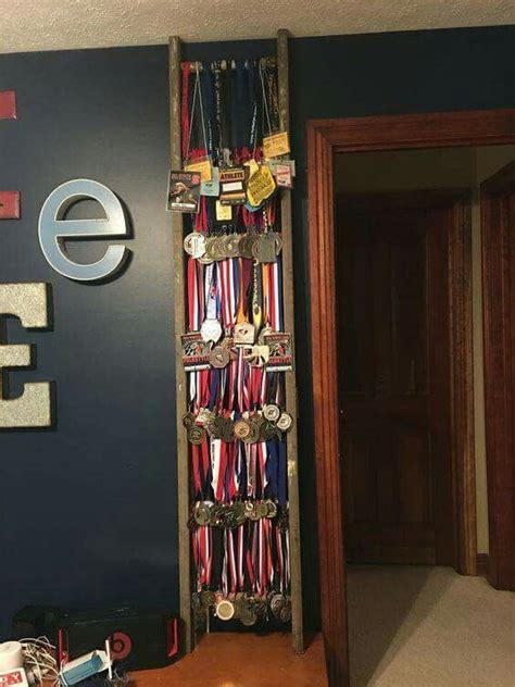 Pin by Mohd Akmali on DIY | Medal display, Award display, Running medal display