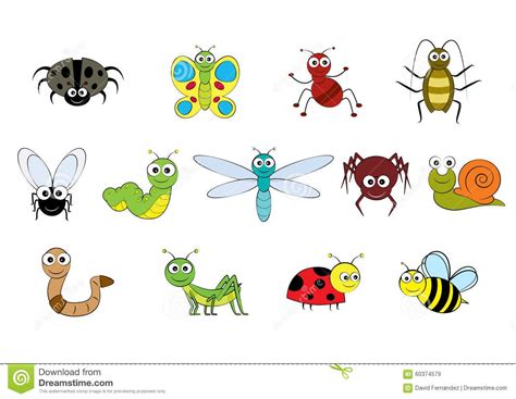 Vector Cartoon style Mini Beasts | Cartoon styles, Minibeasts, Clip art