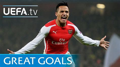 Alexis Sánchez – Five great goals - YouTube