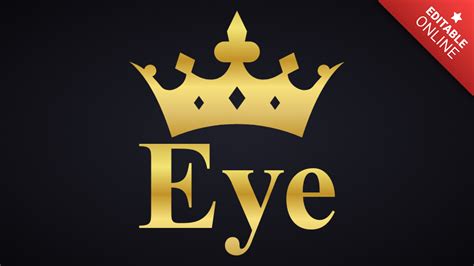 Eye | Royal | Text Effect Generator